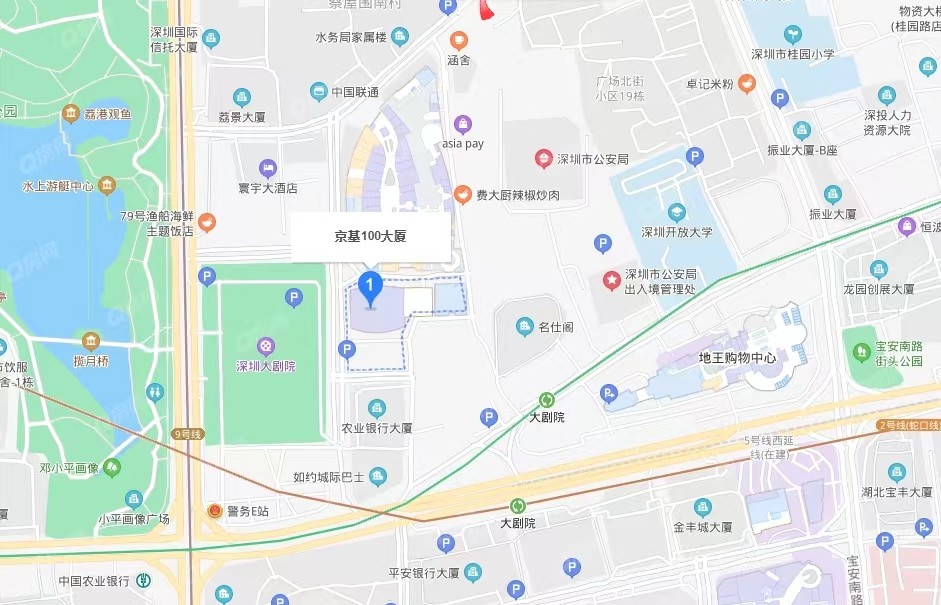 京基100，京基一百大廈-均價240元/平
