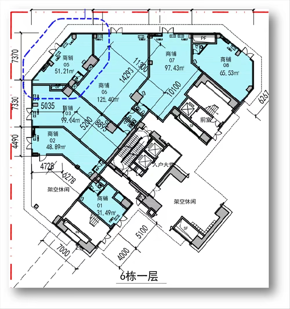萬(wàn)悅山金街商鋪